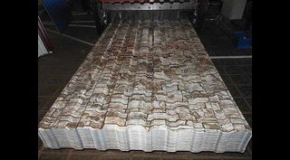 Профлист С15 0.85 мм Белый Камень Двухсторонний