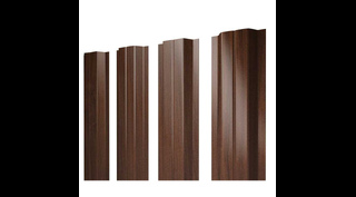 Штакетник П-образный А Монолит 0,45 Print Elite Choco Wood Choco Wood