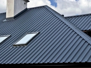 Профлист Grand Line C20В 0.5 Rooftop Matte RAL 7016 Антрацитово-серый 3 - в «Монолит-Металлопрокат».