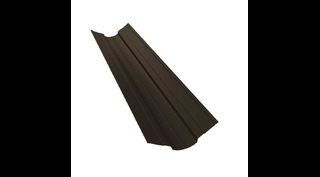 Планка ендовы верхней фигурной 70x70 0,5 Velur RR 32 темно-коричневый