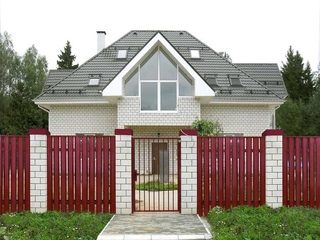 Штакетник Twin Grand Line 0,45 Полиэстер - double RR 32 Темно-Коричневый 1 - в «Монолит-Металлопрокат».