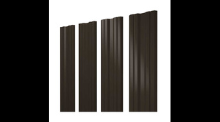 Штакетник Twin Grand Line 0,5 Satin Matt RR 32 Темно-Коричневый