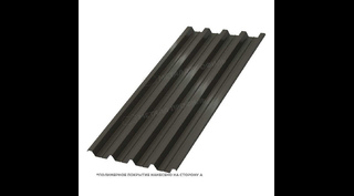 Профлист Металл Профиль Н60 0.5 NormanMP RR 32 Темно-коричневый B